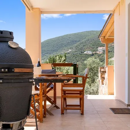 Villa Cristina - Charming With Stone And Wood Elements In Bay Syvota