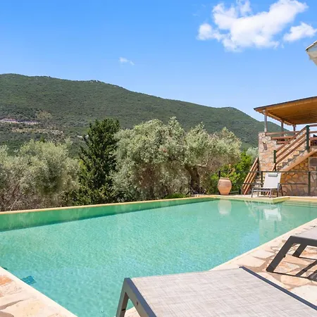 Cristina - Charming With Stone And Wood Elements In Bay * Syvota